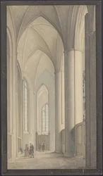 Innenraum des Lübecker Doms 1855